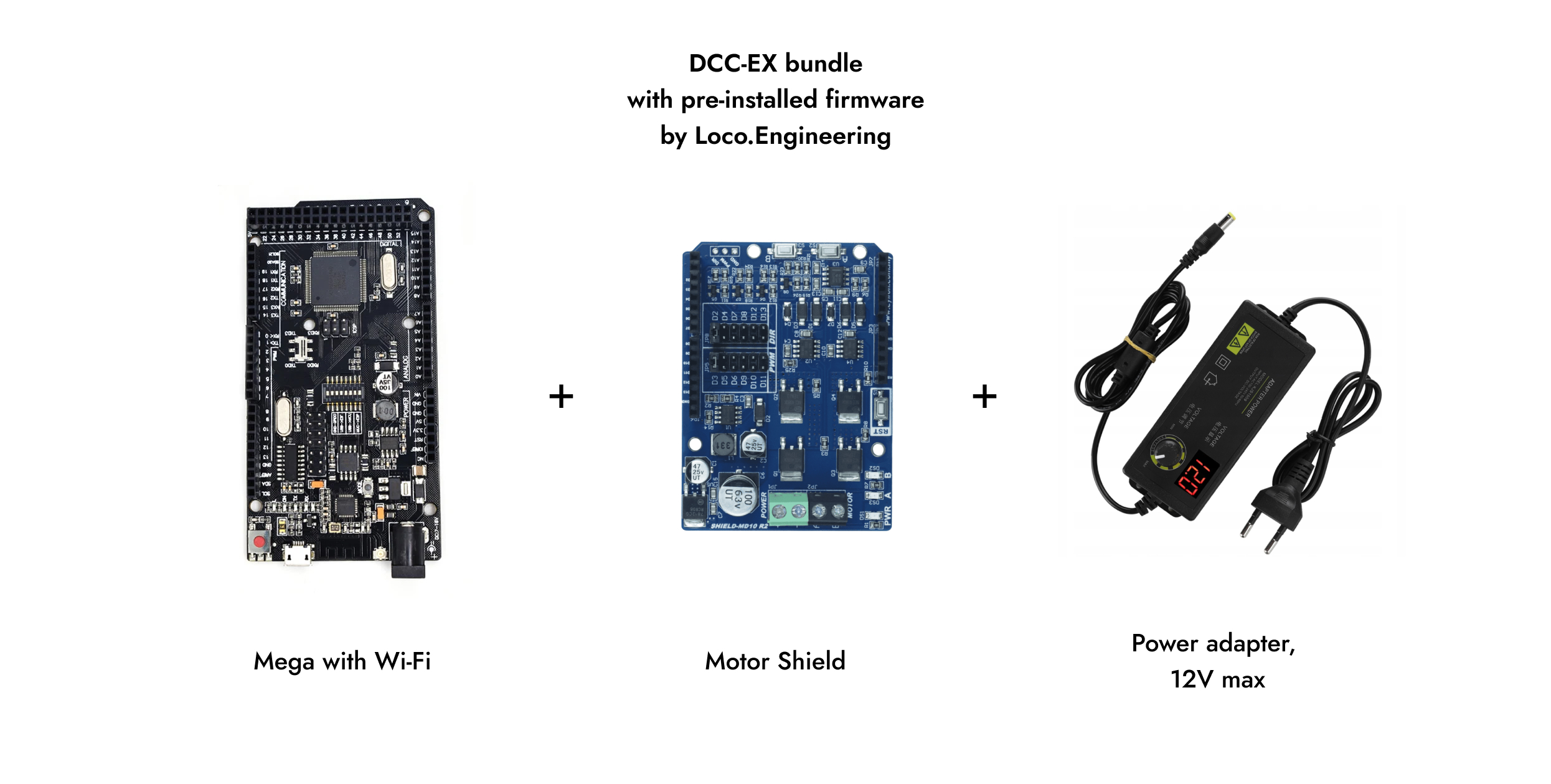 DCC-EX bundle with WiFi and pre-installed firmware