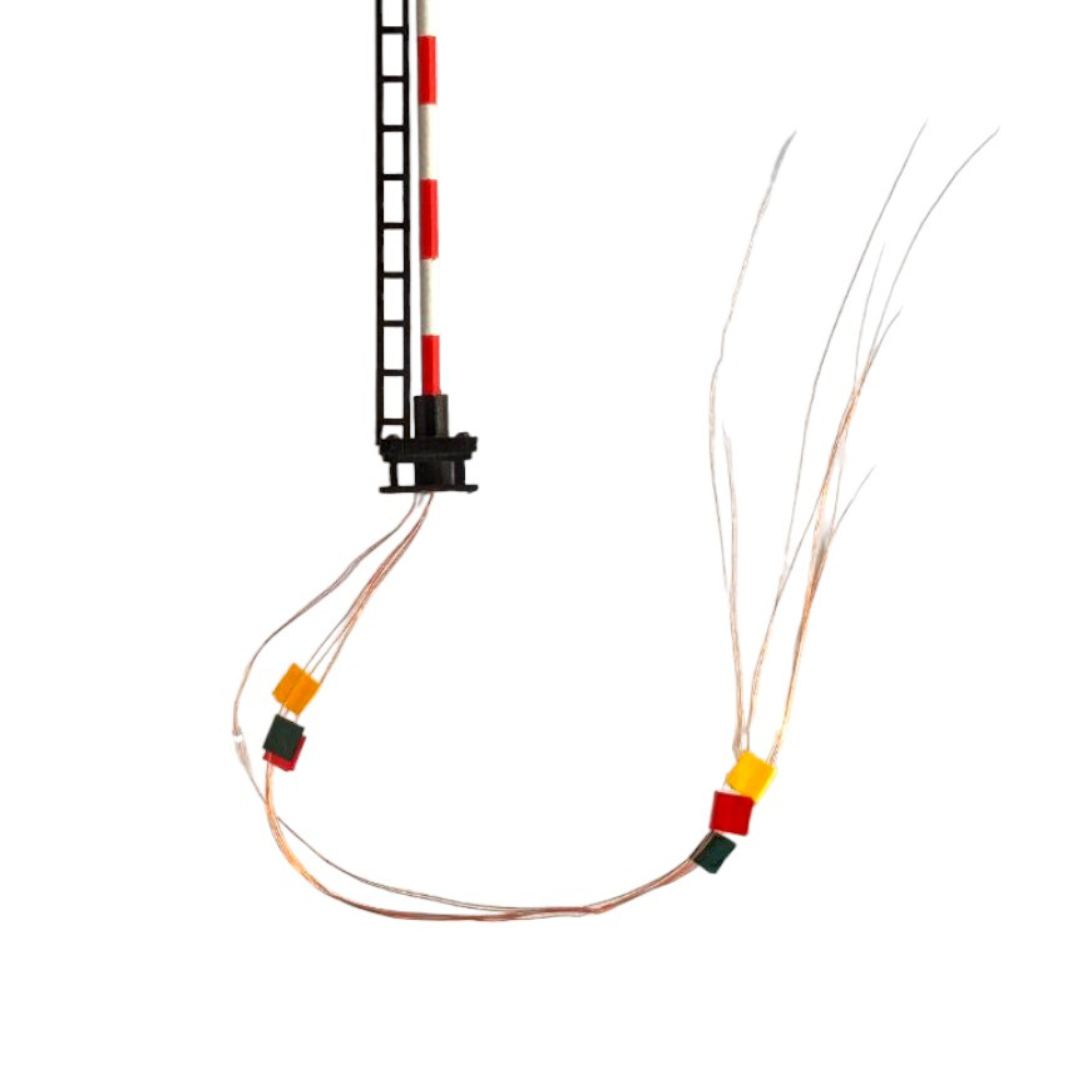 3 Aspect Railway Signal, Polish Railways, Custom Colors