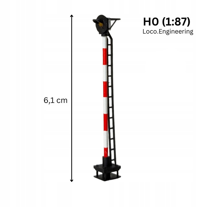 1 Aspect Railway Signal, Polish Railways, Custom Color